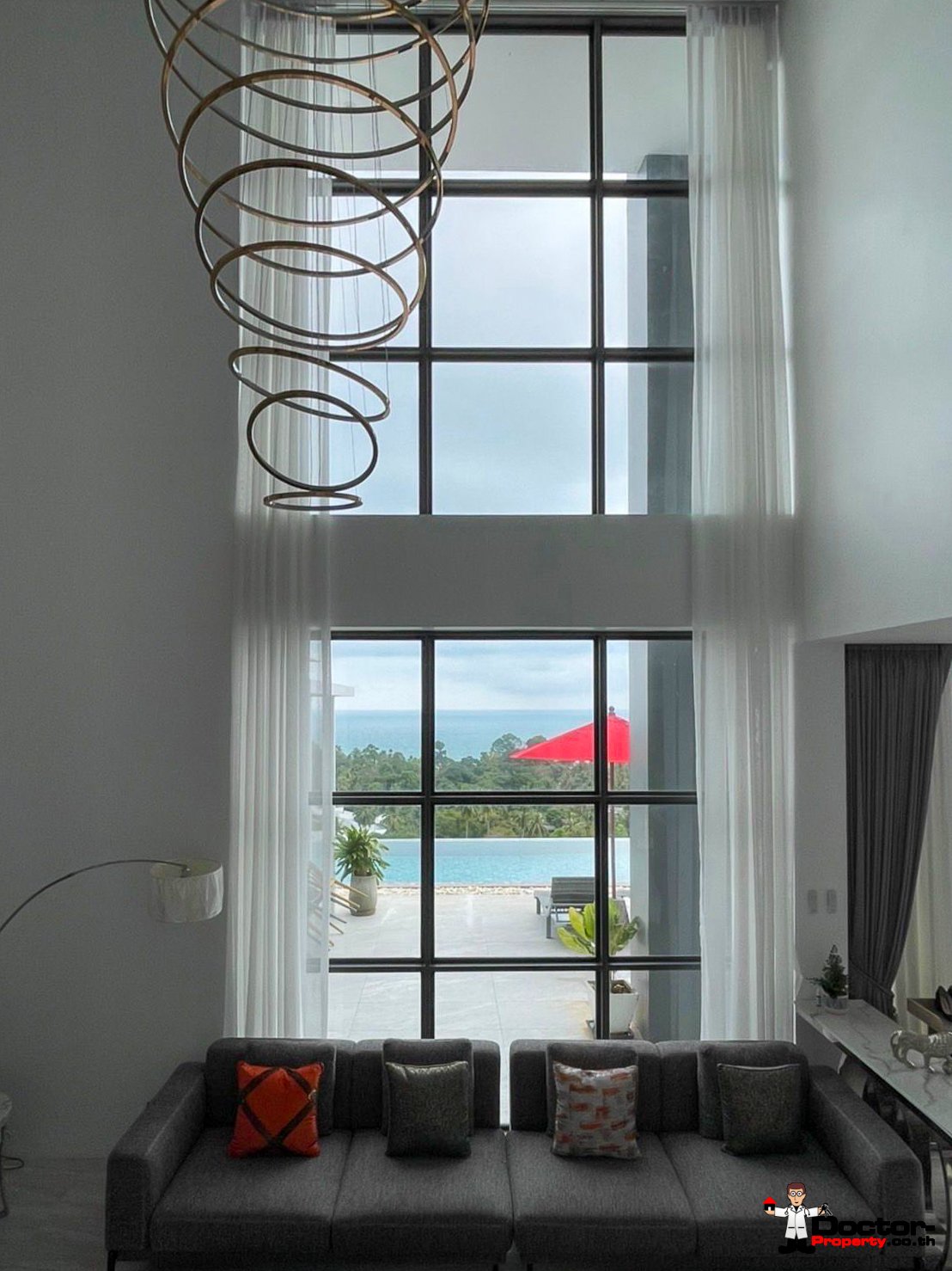 Stunning 7 Bedroom Sea View Villa – Chaweng Noi – Koh Samui – for sale